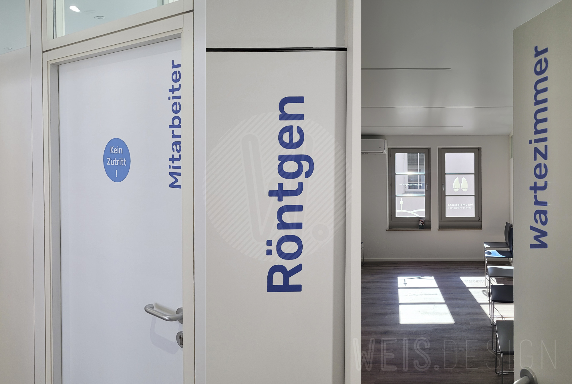 Pneumo-Stuttgart Gemeinschaftspraxis Beschilderung